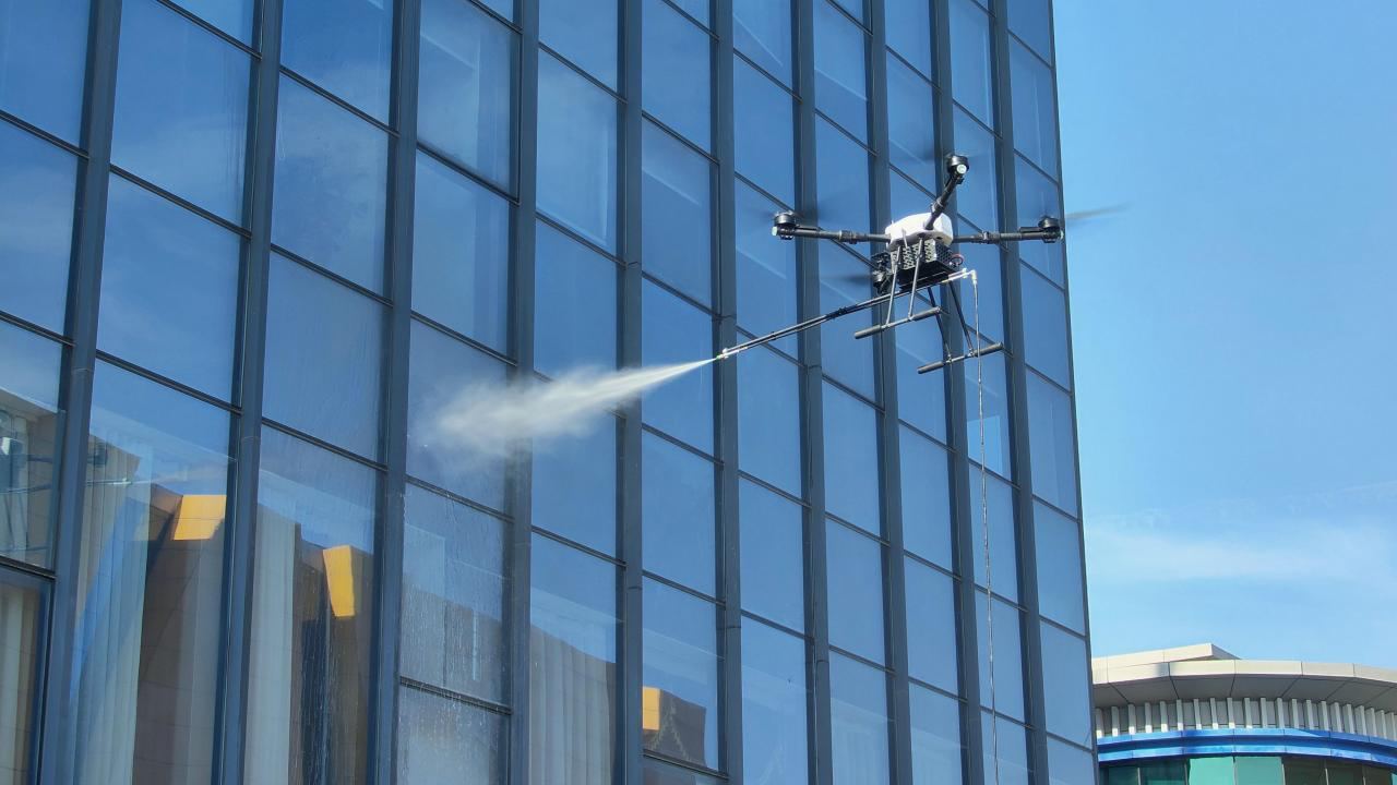 高空幕墙清洗